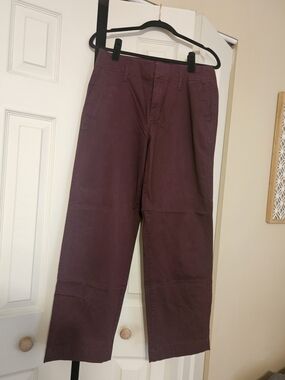 a new day Women's Straight-Leg Chinos — Plum